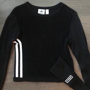 Adidas long sleeve crop top